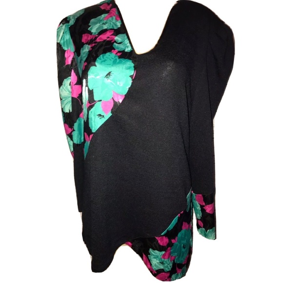 Vintage 1980s Anthony Sicari Grandmacore Sweater L - Picture 6 of 8